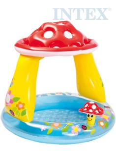 INTEX Bazének se stříškou Muchmůrka 102x89cm nafukovací brouzdaliště 57114