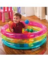 INTEX Baby bazén kulatý 86x25cm set se soft míčky 6,5cm 50ks 48674