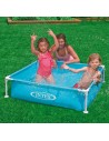 INTEX Baby bazén dětský čtvercový s rámem 122x30cm nadzemní samonosný 57173