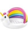 INTEX Baby bazének nafukovací Jednorožec 127x102x69cm na vodu 57113