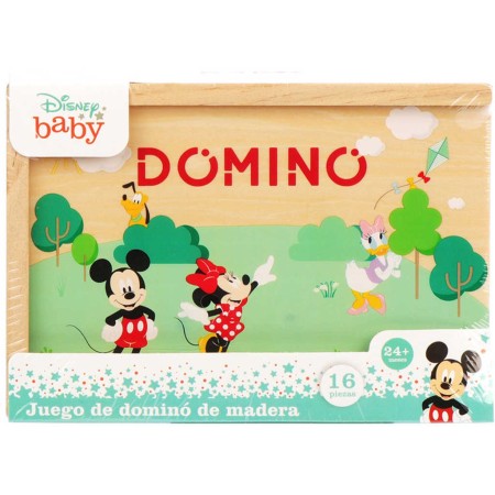 DŘEVO Hra Domino Mickey Mouse 16 dílků v krabičce *SPOLEČENSKÉ HRY*