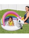 INTEX Baby bazének nafukovací Jednorožec 127x102x69cm na vodu 57113