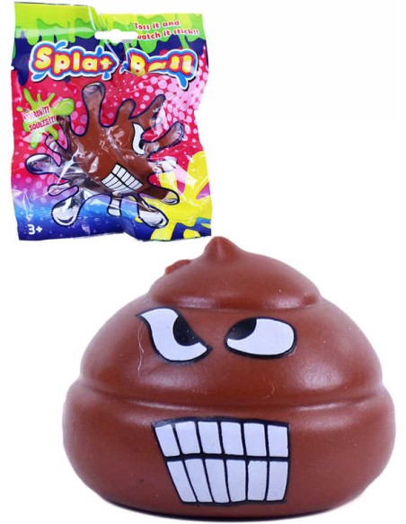 Míček hovínko vodní bomba 6cm mačkací žertovinka v sáčku 3 druhy