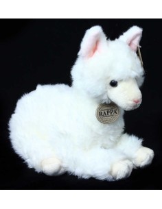 PLYŠ Lama bílá 23cm ležící Eco-Friendly exkluzivní *PLYŠOVÉ HRAČKY*