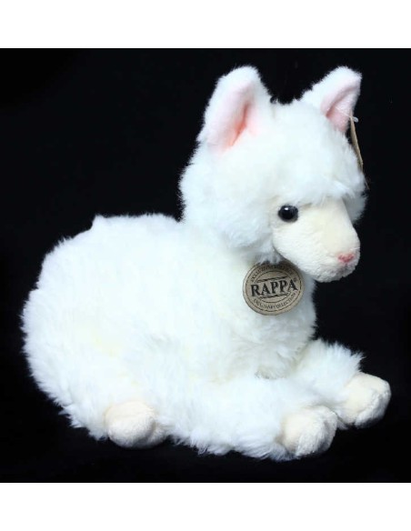 PLYŠ Lama bílá 23cm ležící Eco-Friendly exkluzivní *PLYŠOVÉ HRAČKY*