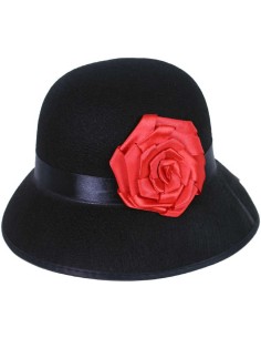 KARNEVAL Klobouk dámský dospělý černý *KARNEVALOVÝ DOPLNĚK*