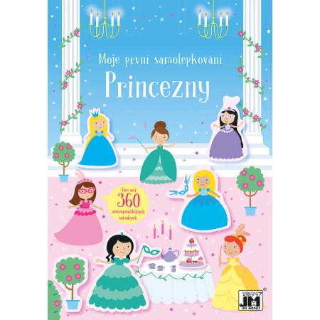 JIRI MODELS První samolepkování Princezny 360 samolepek