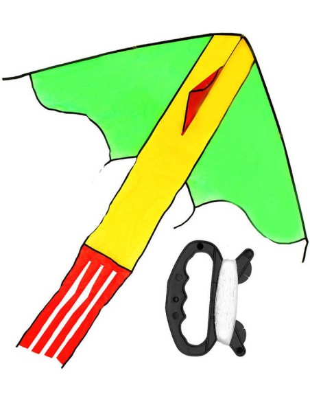 Drak létající barevný 118x98 cm nylon