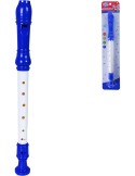 Flétna dětská plastová 33cm na blistru *HUDEBNÍ NÁSTROJE*