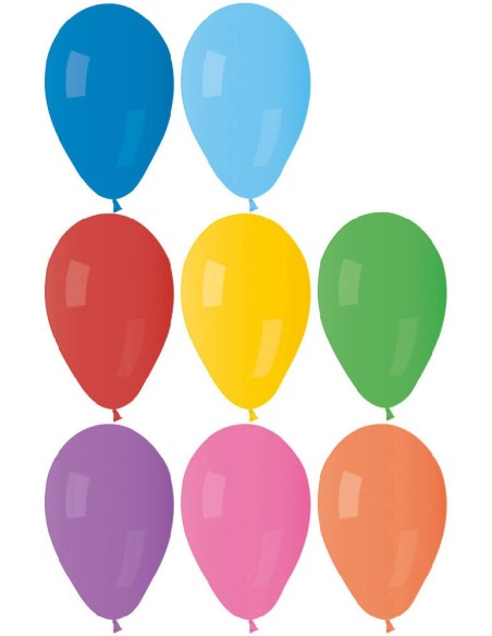 GEMAR Balónek nafukovací kulatý malý pastelové barvy 20/65cm 8 barev A70