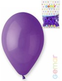 GEMAR Balónek nafukovací 26cm Pastelový FIALOVÝ 1ks