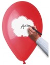 GEMAR Balónek nafukovací 30cm mráček NAPIŠ VZKAZ různé barvy 1ks