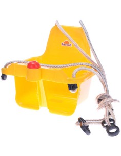 MAD Baby houpačka žlutá závěsná skořepina s klaksonem pro miminko