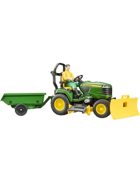 BRUDER 62104 Malotraktor John Deere X949 set s vlečkou a figurkou s doplňky