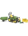 BRUDER 62104 Malotraktor John Deere X949 set s vlečkou a figurkou s doplňky
