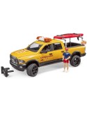 BRUDER 02506 Auto RAM 2500 Power Wagon pobřežní stráž na baterie Světlo Zvuk
