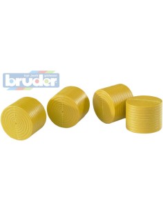 BRUDER 02344 (2344) Balík kulatý žlutý pro č. 2121 - 4 ks