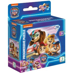 DODO PUZZLE Tlapková patrola ve velkofilmu 22x22cm skládačka 28 dílků