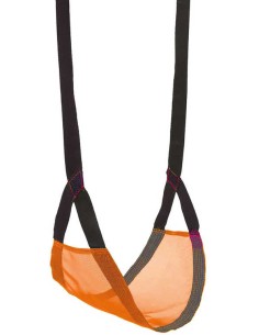 BINO Houpačka dětská závěsná Červená textilní