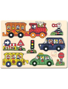 BINO DŘEVO Puzzle doprava * DŘEVĚNÉ HRAČKY *