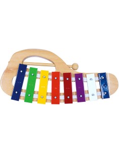 BINO Xylofon kovový obloukový KOV +