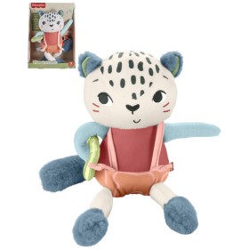 FISHER PRICE Baby sněžný leopard zvířátko s aktivitami Eko pro miminko