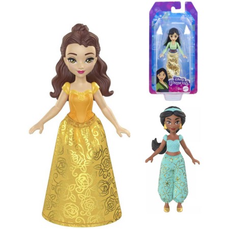 MATTEL Panenka princezna malá 10cm Disney Princess 4 druhy