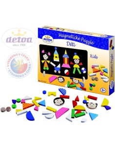 DETOA Puzzle děti magnetické * DŘEVĚNÉ HRAČKY *