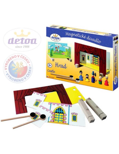 DETOA  Divadlo magnetické Hrad *DŘEVĚNÉ HRAČKY*