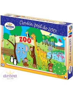 DETOA Hra Člověče pojď do ZOO! 2v1 *SPOLEČENSKÉ HRY*