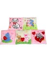 PLYŠ Polštářek Love 26x26cm zvířátka 6 druhů *PLYŠOVÉ HRAČKY*