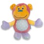 Chrastítko baby zábrana do kočárku hrošík + opička mix závěs pro miminko
