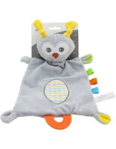 PLYŠ Sovička dečka s kousátkem a chrastítkem baby usínáček *PLYŠOVÉ HRAČKY*