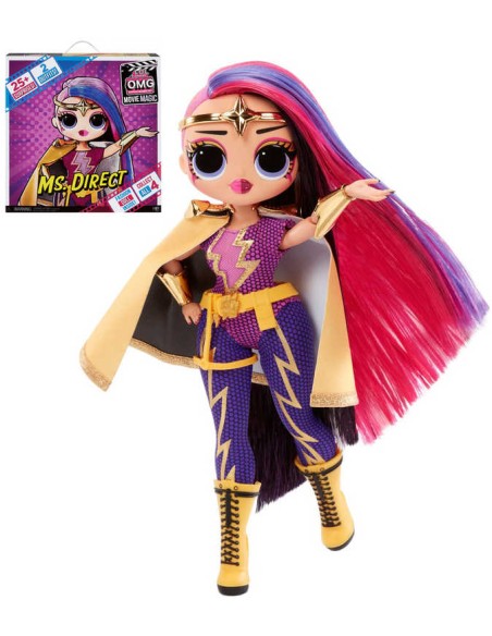 L.O.L. Surprise! OMG Movie Magic panenka Ms. Direct Velká ségra 25 překvapení