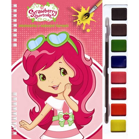 AKIM Maluj vodovými barvami Jahůdka (Strawberry Shortcake)