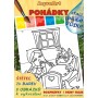 AKIM Omalovánky Stačí přidat vodu! Pohádky set s barvami a štětcem