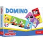 TREFL HRA Domino Mickey Mouse a přátelé 21 dílků karton *SPOLEČENSKÉ HRY*