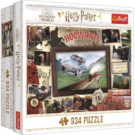 TREFL PUZZLE Harry Potter Bradavický expres 68x48cm skládačka 934 dílků