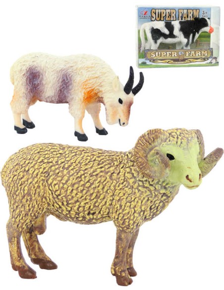 Zvířátko domácí farma 8cm plastová figurka zvířátka 4 druhy