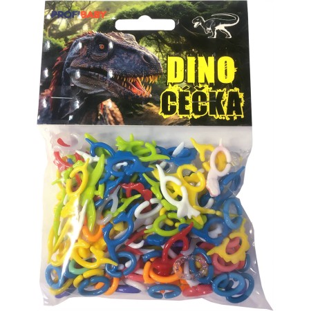 PROFIBABY Céčka dino barevná retro set 150ks v sáčku plast