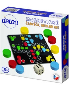 DETOA DŘEVO Hra Člověče, nezlob se! magnetické *SPOLEČENSKÉ HRY*