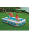 INTEX Bazén rodinný obdelník nafukovací 305x56x183cm mořský svět 58485