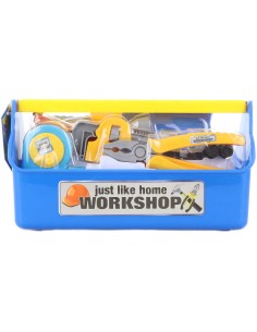 Nářadí plastové dětský set s vrtačkou a doplňky v transportním boxu