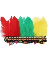 KARNEVAL Indián barevná čelenka 5 barev *KARNEVALOVÝ DOPLNĚK*