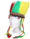 KARNEVAL Indián barevná čelenka 5 barev *KARNEVALOVÝ DOPLNĚK*