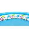 BESTWAY Bazén dětský nafukovací 3 komory korál 122x25cm kulatý 51009