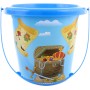 Pískový set kyblík 15cm s formičkou a 2 nástroji Pirát sada na písek 4ks