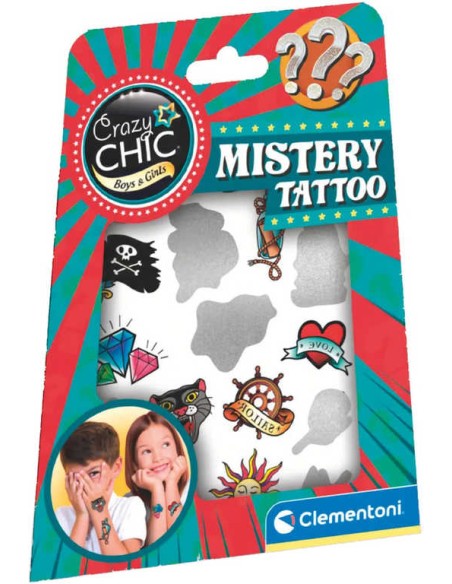 CLEMENTONI Tetování Crazy CHIC mystické pro kluky a holky