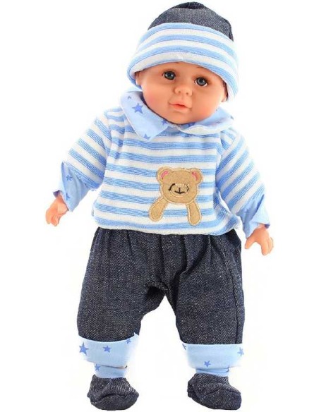 Panenka 30cm miminko chlapeček v pyžámku měkké tělíčko v sáčku