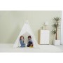 VIGA PolarB Stan dětský 122x150x122cm indiánské teepee s oknem dřevo/plátno